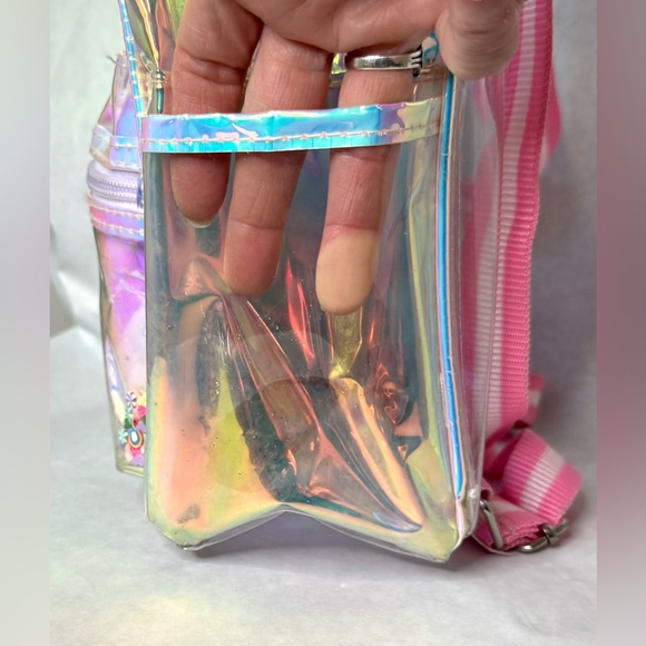 Translucent Backpack with confetti Beads - Picture 10 of 15